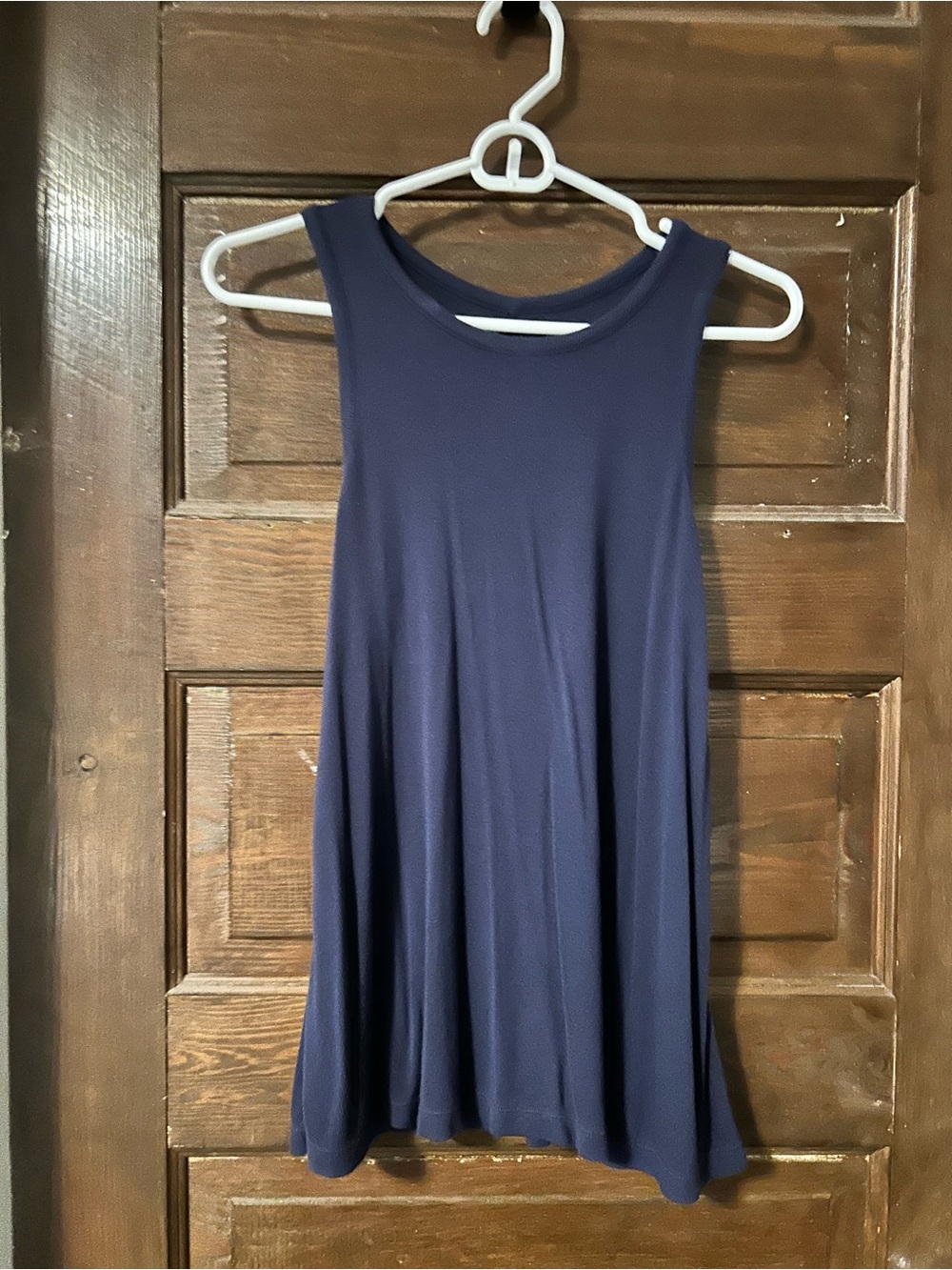 Lilly Pulitzer Navy V-Neck Ribbed Top